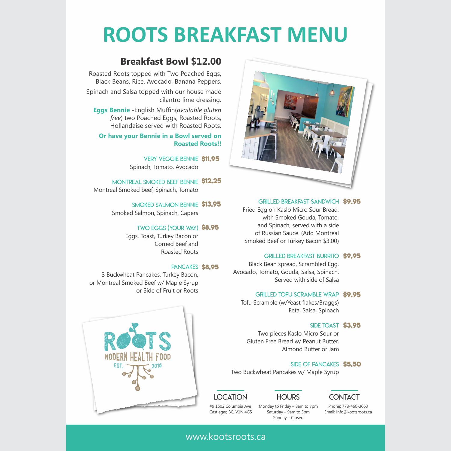 Menu Design by Vo Minh Cong for this project | Design #16321685