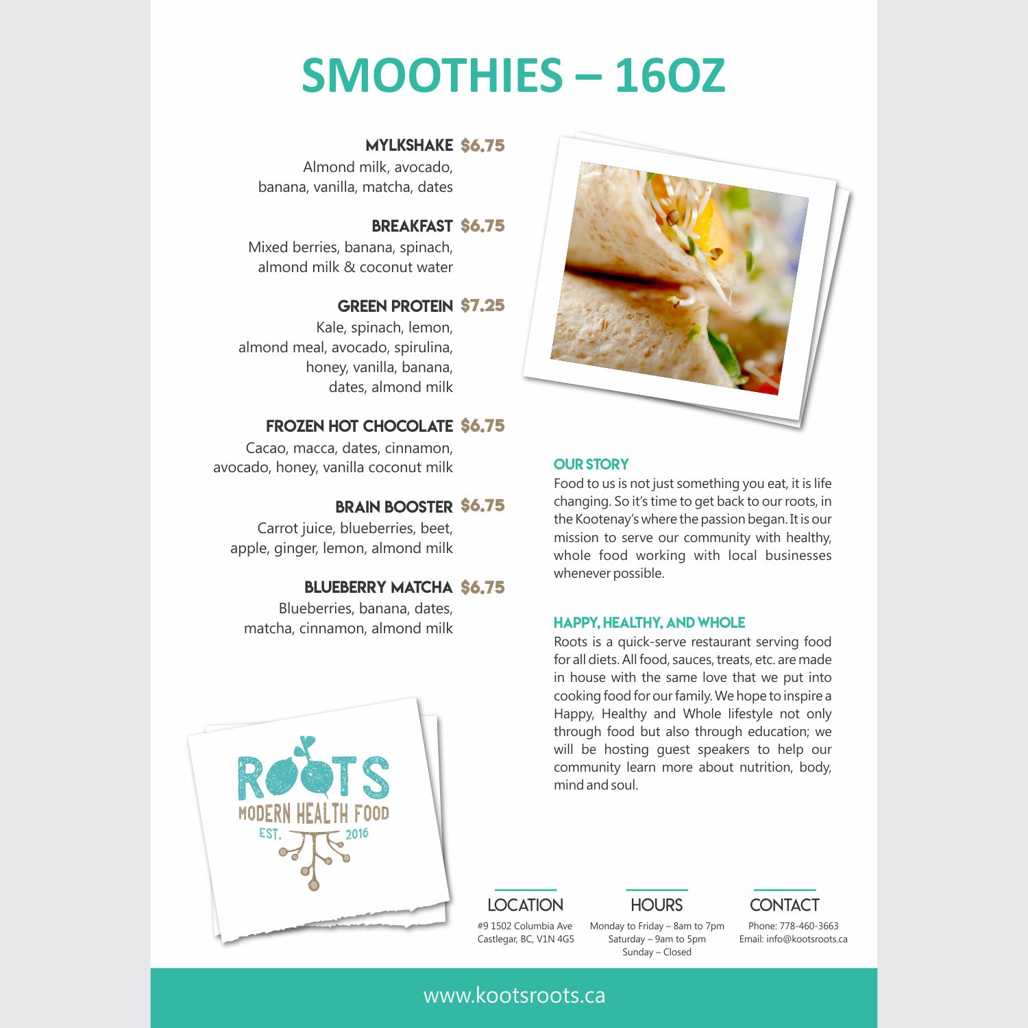 Menu Design by Vo Minh Cong for this project | Design #16321686
