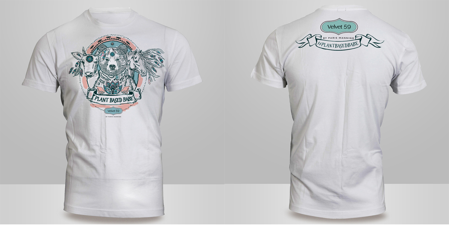 T-Shirt-Design von Kero für Velvet 59 by Paris Manning | Design #16177395