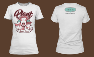  t-shirt for a vegan boho brand  | T-shirt Design by theodorusdick14