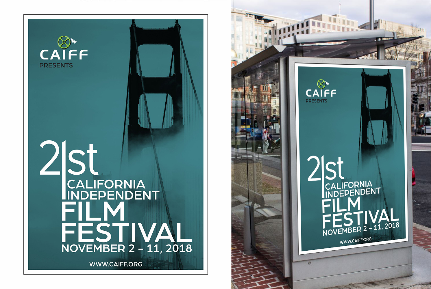 Poster Design by AdrianSirbDesign for California Independent Film Festival | Design #16287607