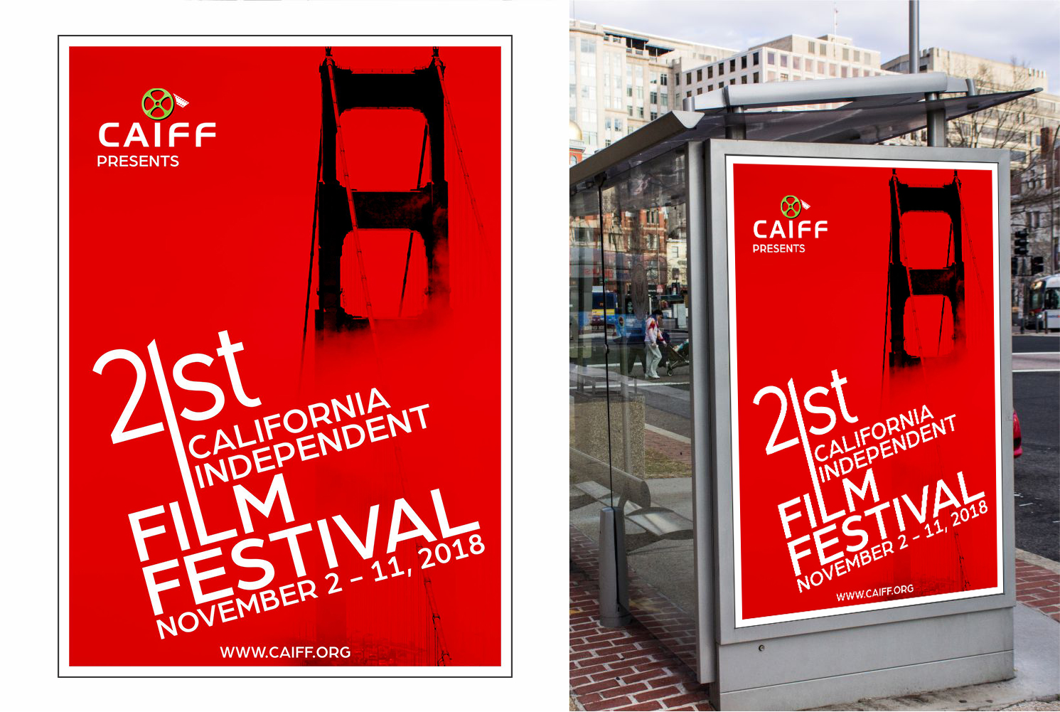 Diseño de Póster por AdrianSirbDesign para California Independent Film Festival | Diseño #16287623