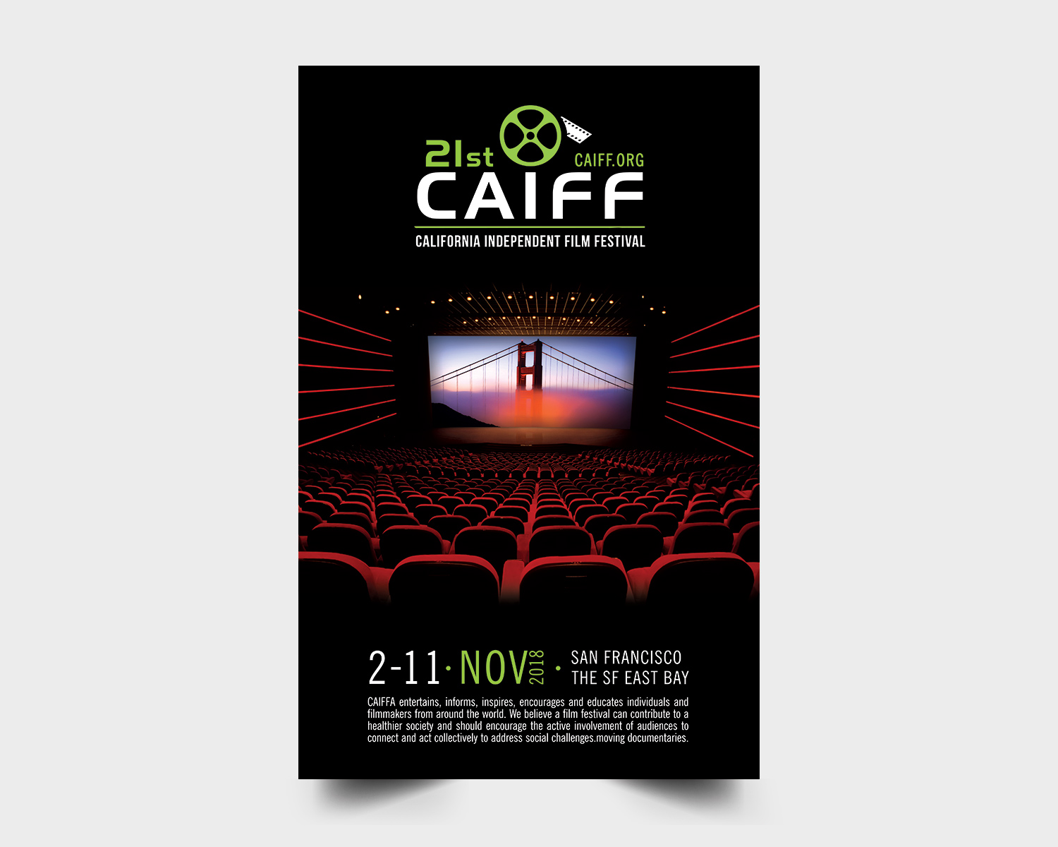 Poster-Design von Juan Andahur für California Independent Film Festival | Design #16314411