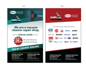 Flyer Design by Sergio Coelho for KickAssVacuums.com | Design: #16162831