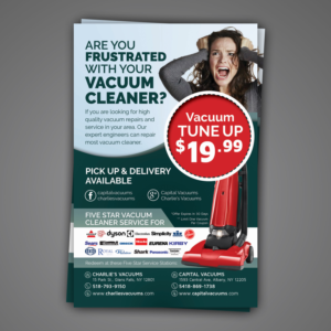Flyer Design by Mariyam Khan for KickAssVacuums.com | Design: #16157025