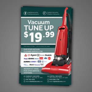 Flyer Design by Mariyam Khan for KickAssVacuums.com | Design: #16157046