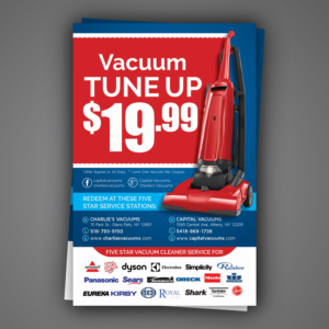 Flyer Design by Mariyam Khan for KickAssVacuums.com | Design: #16168964