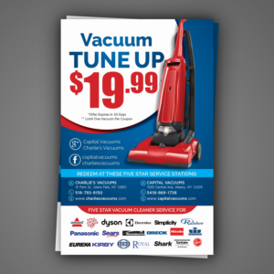 Flyer Design by Mariyam Khan for KickAssVacuums.com | Design: #16169007