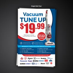 Flyer Design by Mariyam Khan for KickAssVacuums.com | Design: #16178357