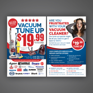 Flyer Design by Mariyam Khan for KickAssVacuums.com | Design: #16189106