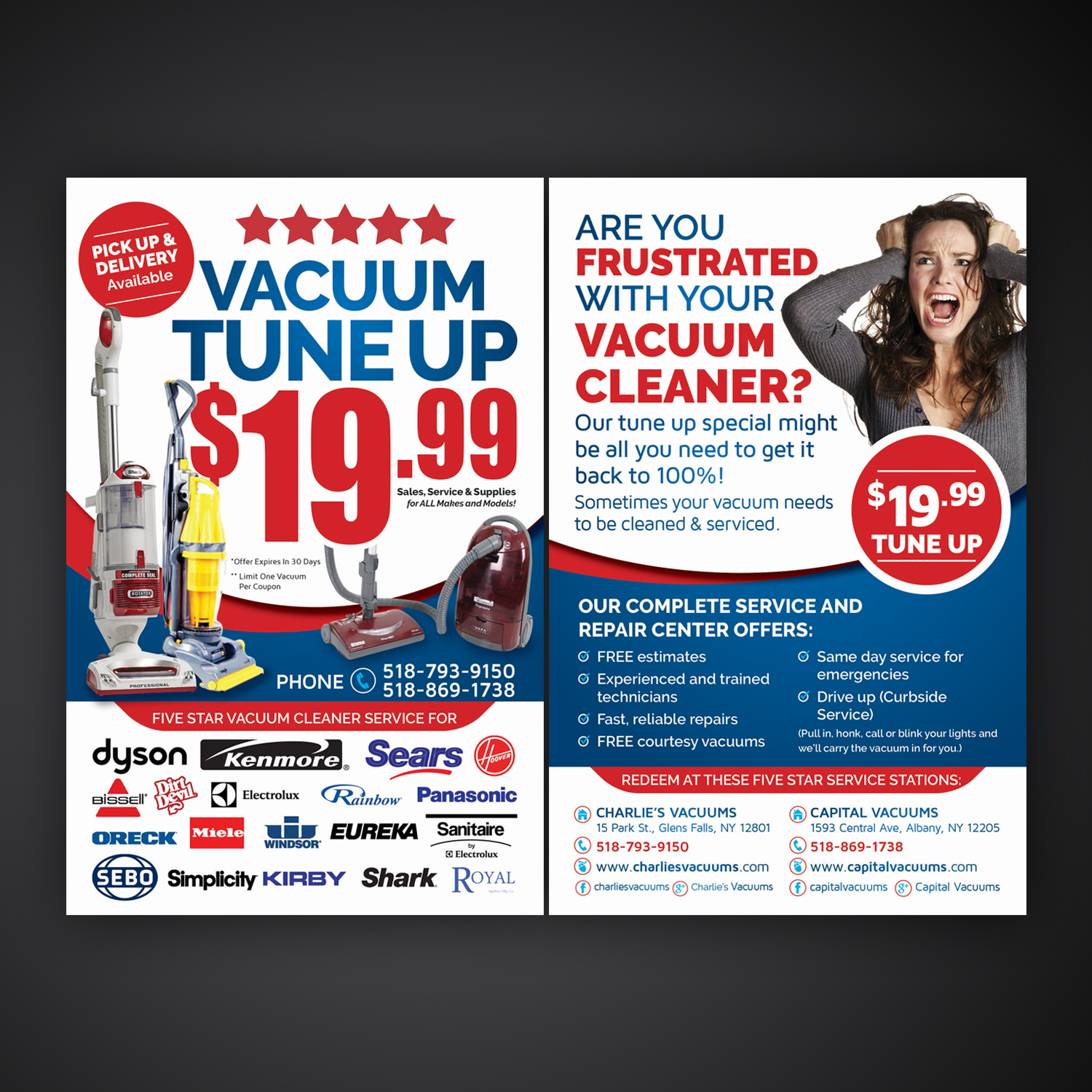 Flyer Design by Mariyam Khan for KickAssVacuums.com | Design #16209389