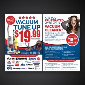 Flyer Design by Mariyam Khan for KickAssVacuums.com | Design: #16209389