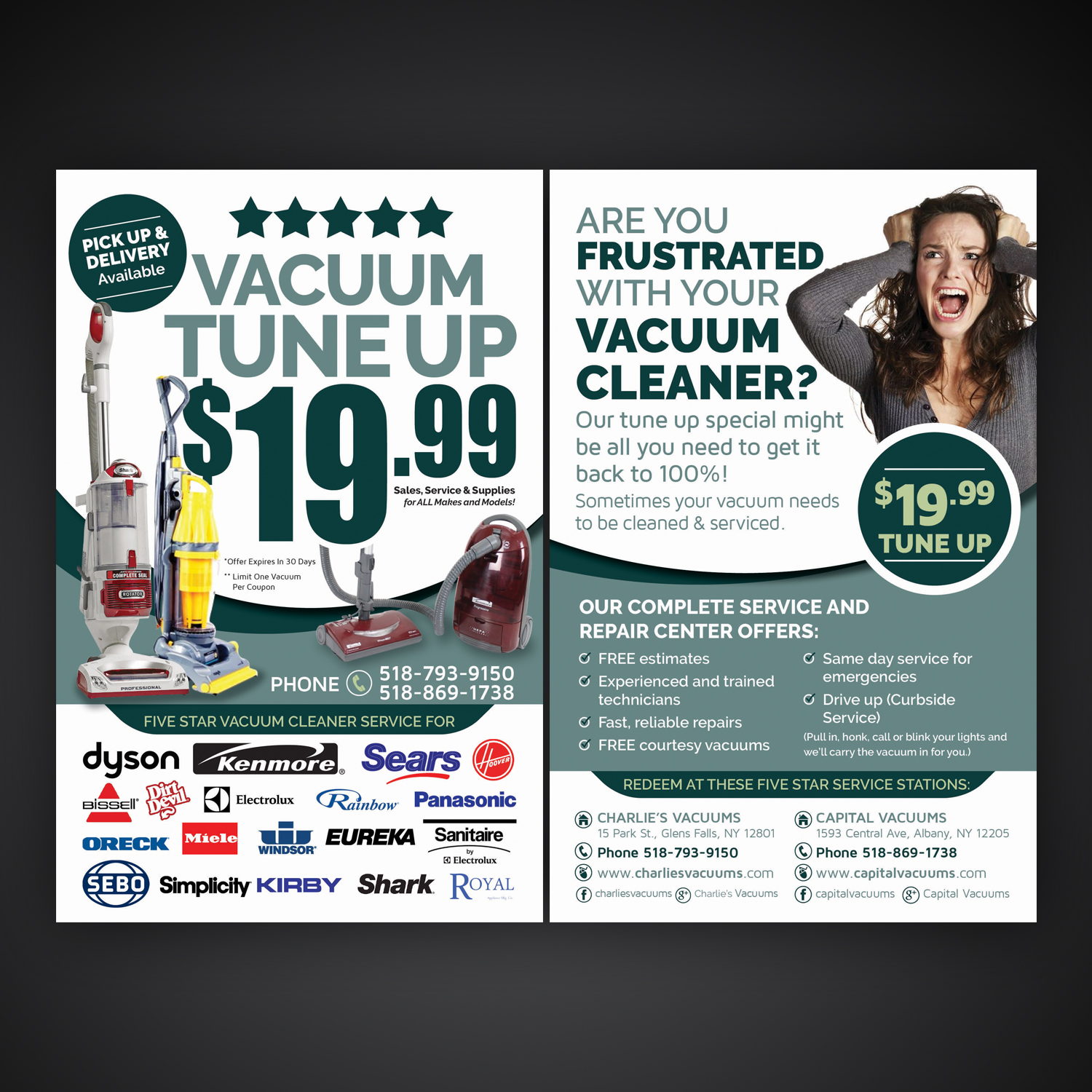 Flyer Design by Mariyam Khan for KickAssVacuums.com | Design #16211384