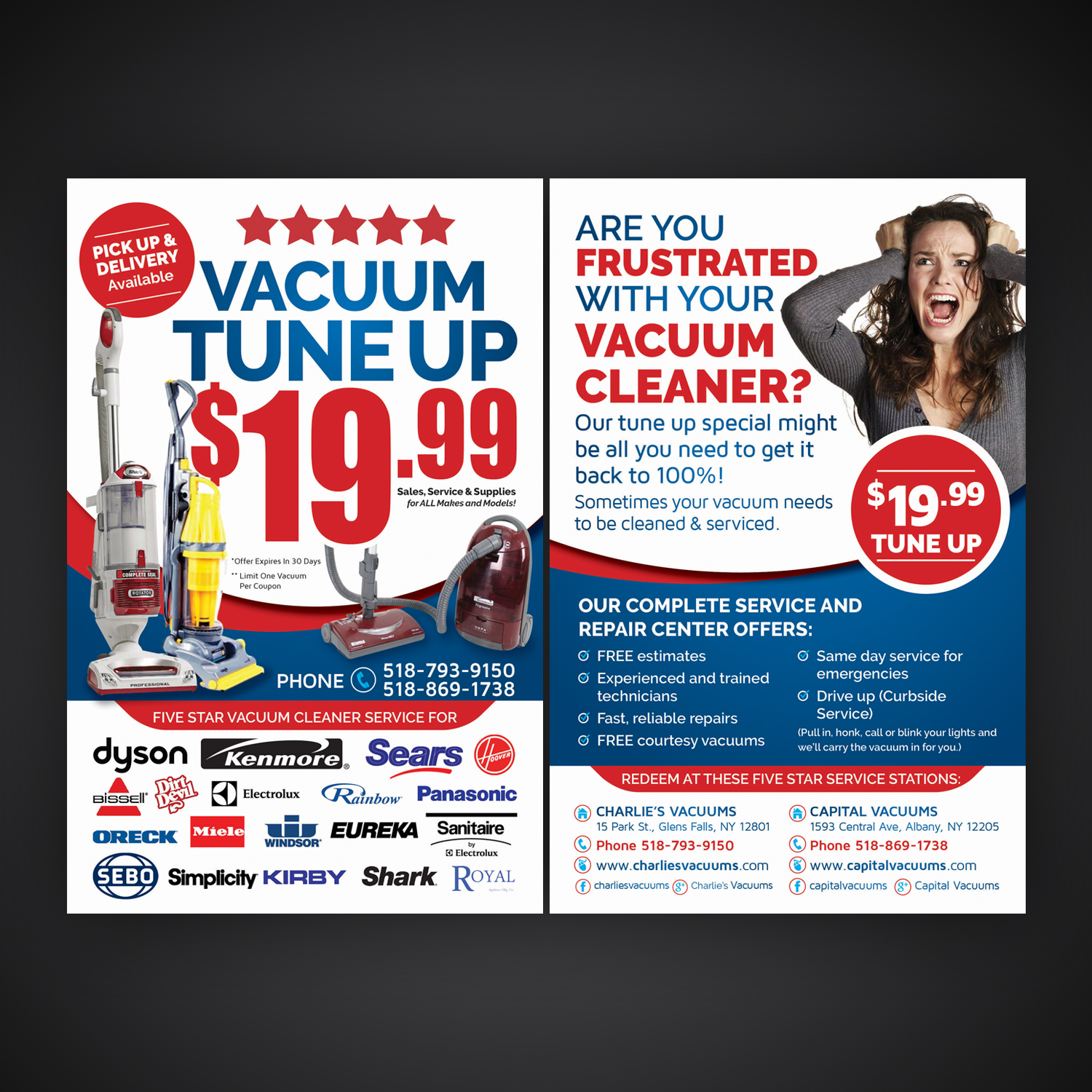 Flyer Design by Mariyam Khan for KickAssVacuums.com | Design: #16212137