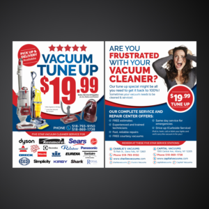 Flyer Design by Mariyam Khan for KickAssVacuums.com | Design: #16249835