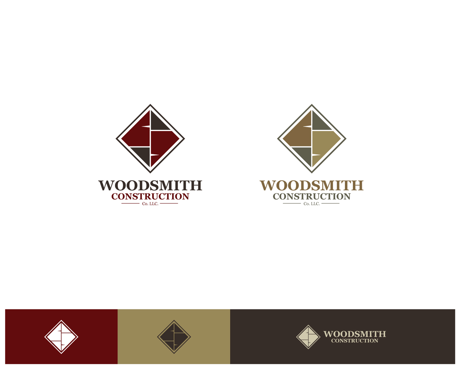 Diseño de Logo por anonrotide para Woodsmith Construction Co. LLC | Diseño #16309932