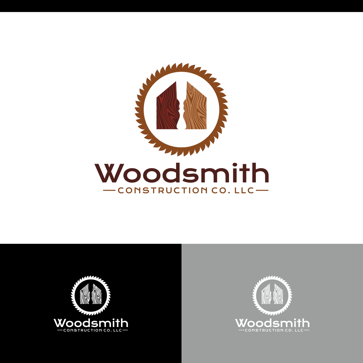 Logo Design by e-graphics for Woodsmith Construction Co. LLC | Design #16167512