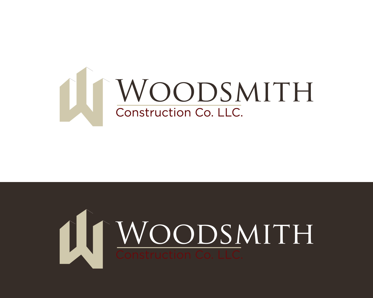 Logo-Design von Sheikh Designer für Woodsmith Construction Co. LLC | Design #16280573