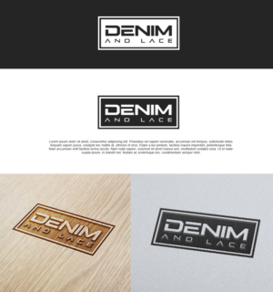 Diseño de Logo por pixelgrapix para Denim and Lace | Diseño: #16169465