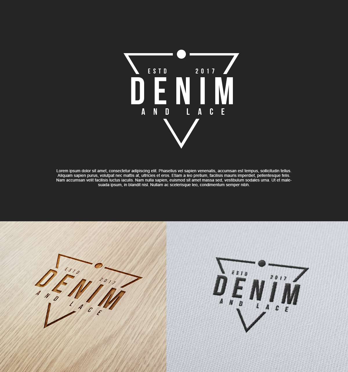 Logo-Design von pixelgrapix für Denim and Lace | Design #16169466