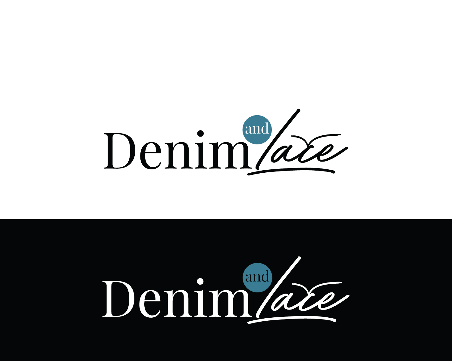 Logo Design by Atec for Denim and Lace | Design #16184149