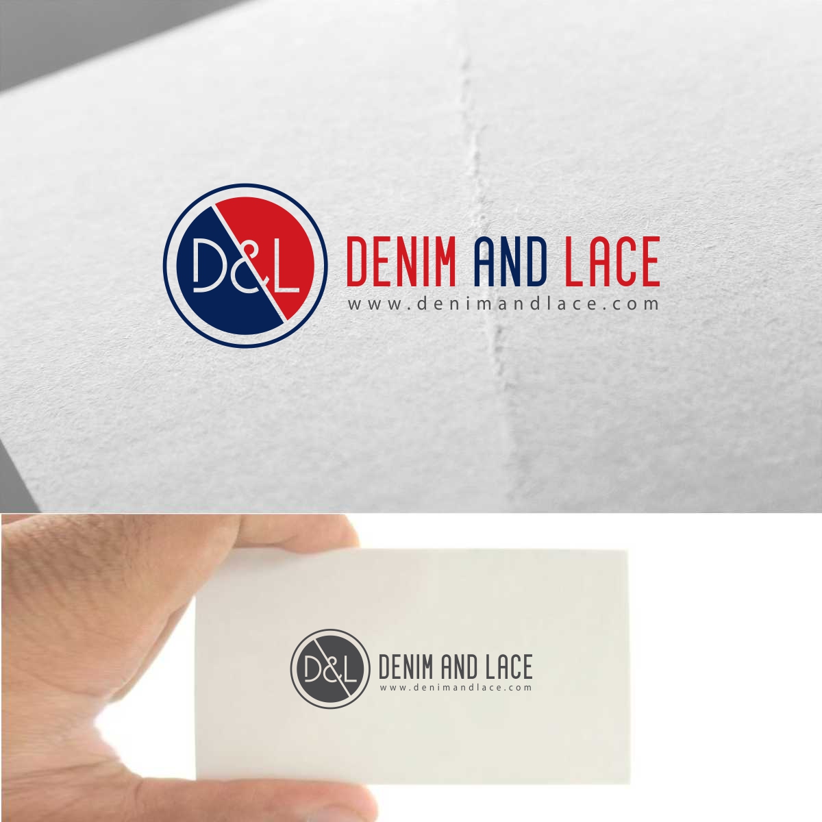 Logo Design by e-graphics for Denim and Lace | Design #16177631