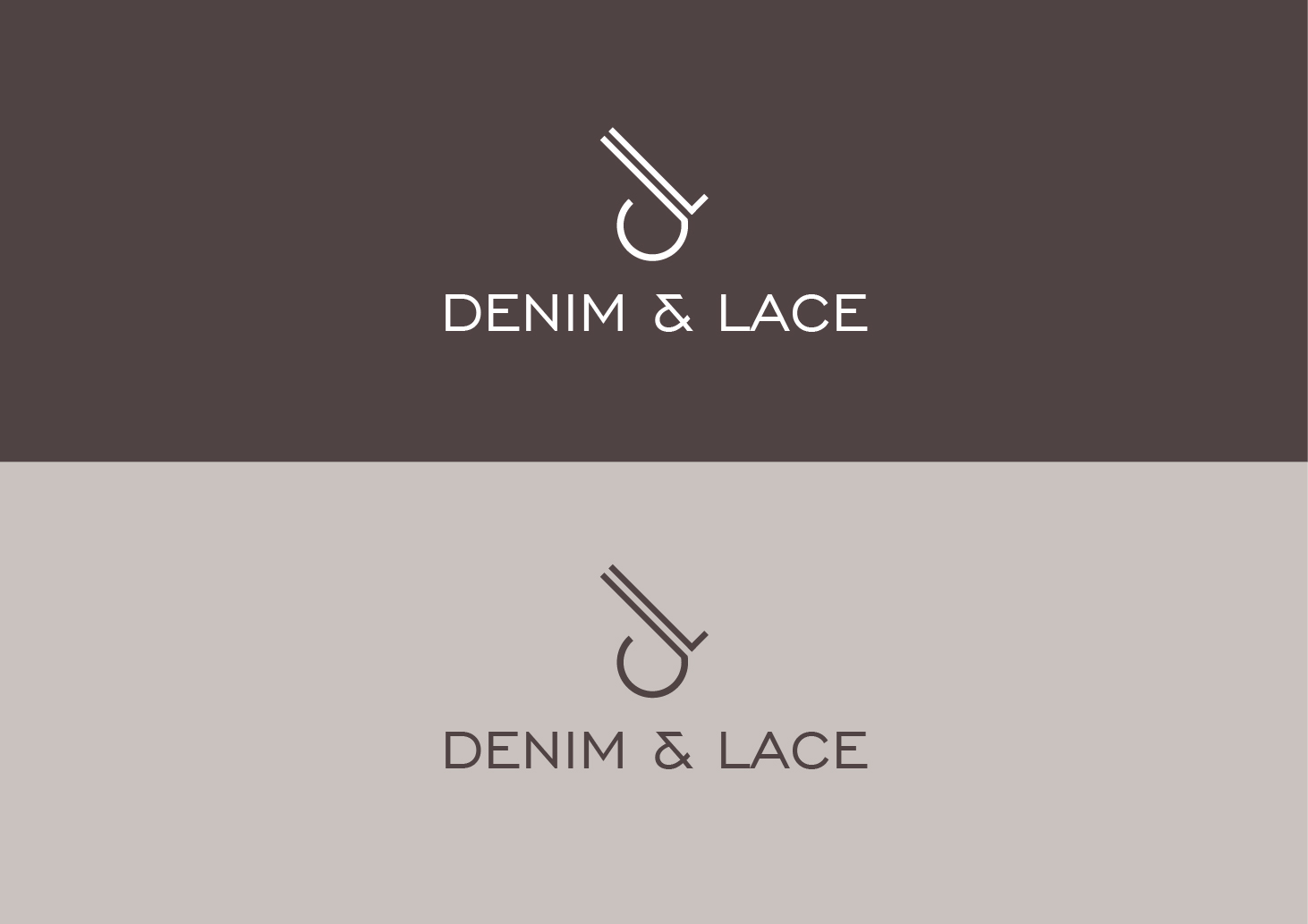Logo Design by Aqeel Momin for Denim and Lace | Design #16222654