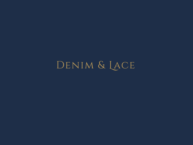 Logo Design by LuntikMoonBee for Denim and Lace | Design #16218276