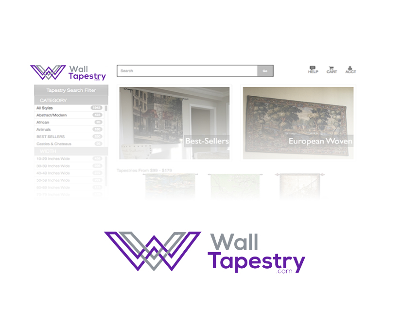 Logo Design by GraphArt for WallTapestry.com | Design #16380671