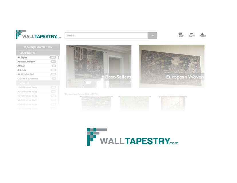 Logo Design by GraphArt for WallTapestry.com | Design #16393031