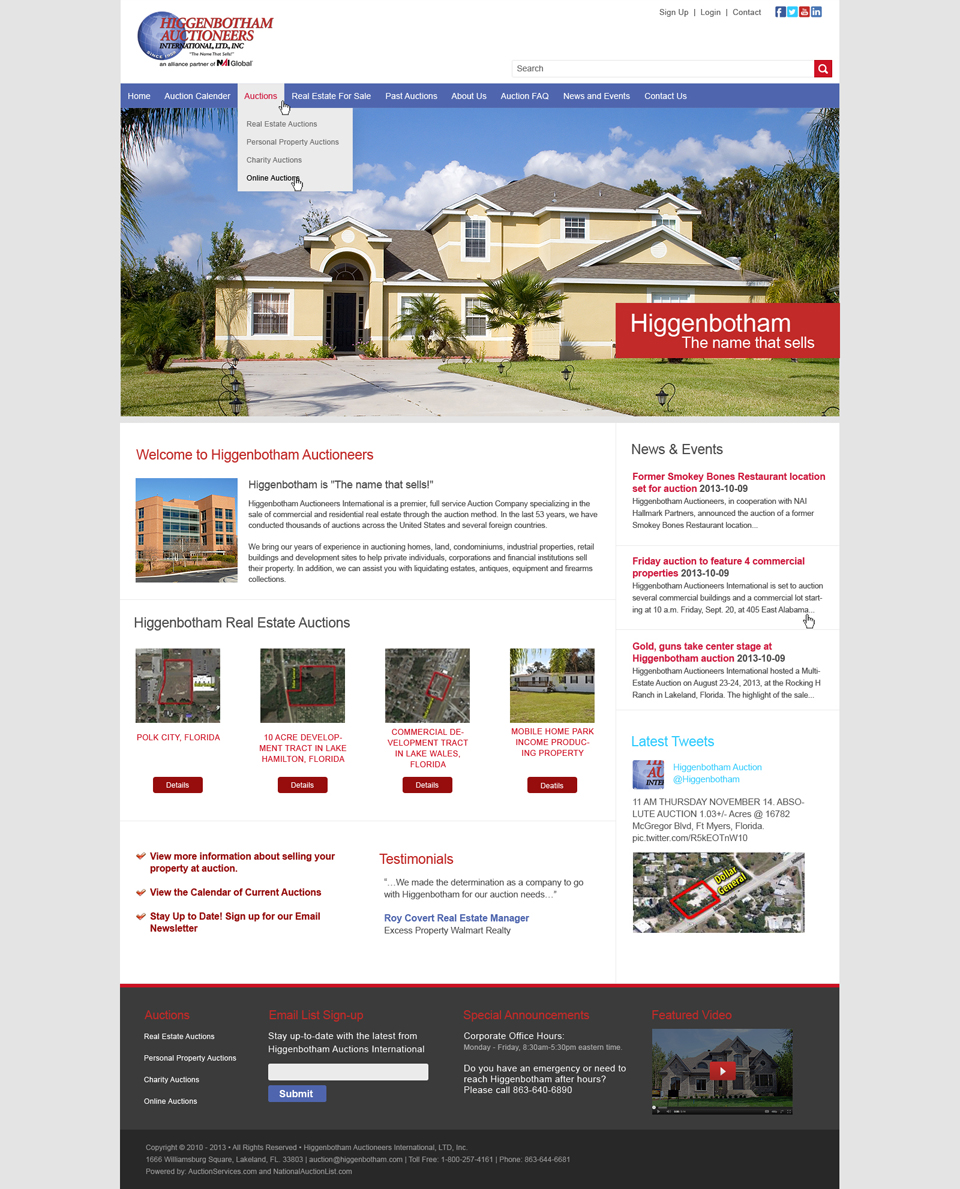 Wordpress Design by Latest Design Ideas for AuctionServices.com, Inc. | Design #2651405