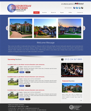 WordPress-Design von webxvision für AuctionServices.com, Inc. | Design #2647028