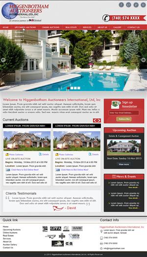 WP website design (Higgenbotham)