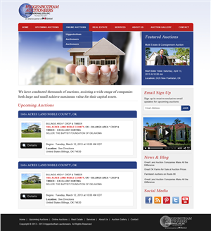 Wordpress Design by Creative X Designs for AuctionServices.com, Inc. | Design: #2664088