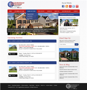 Wordpress Design by Creative X Designs for AuctionServices.com, Inc. | Design: #2664228
