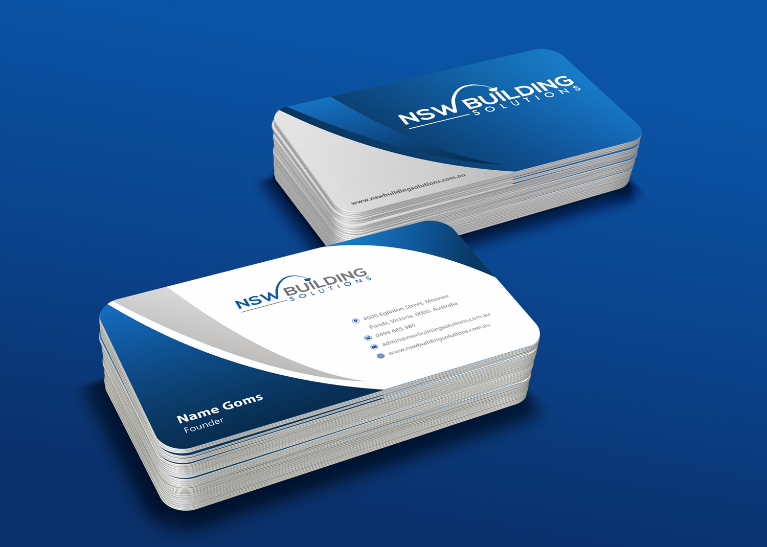 Visitenkarten-Design von Petter Goms für dieses Projekt | Design #16194499