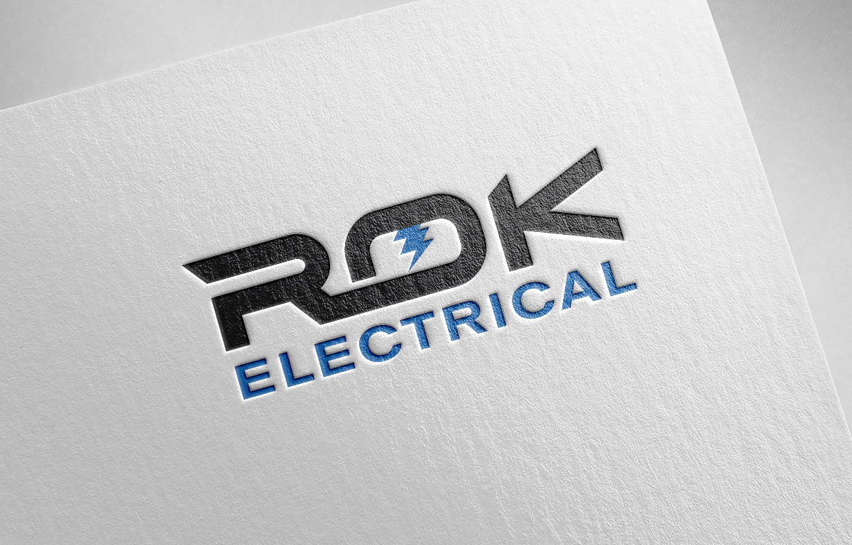 Logo Design by Daniel Caso Design for ROK Electrical | Design #16199922
