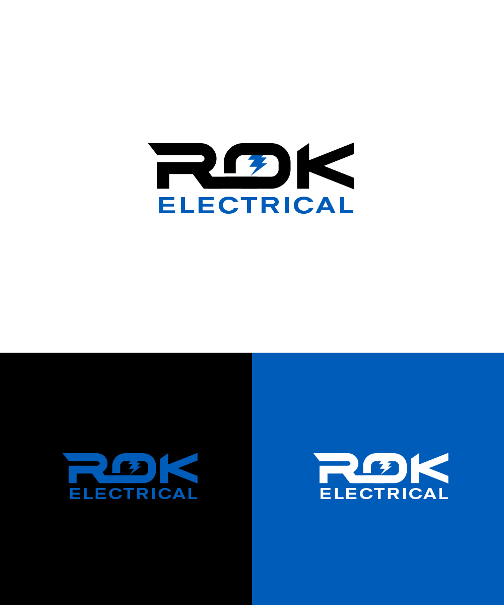 Logo Design by Daniel Caso Design for ROK Electrical | Design #16199927