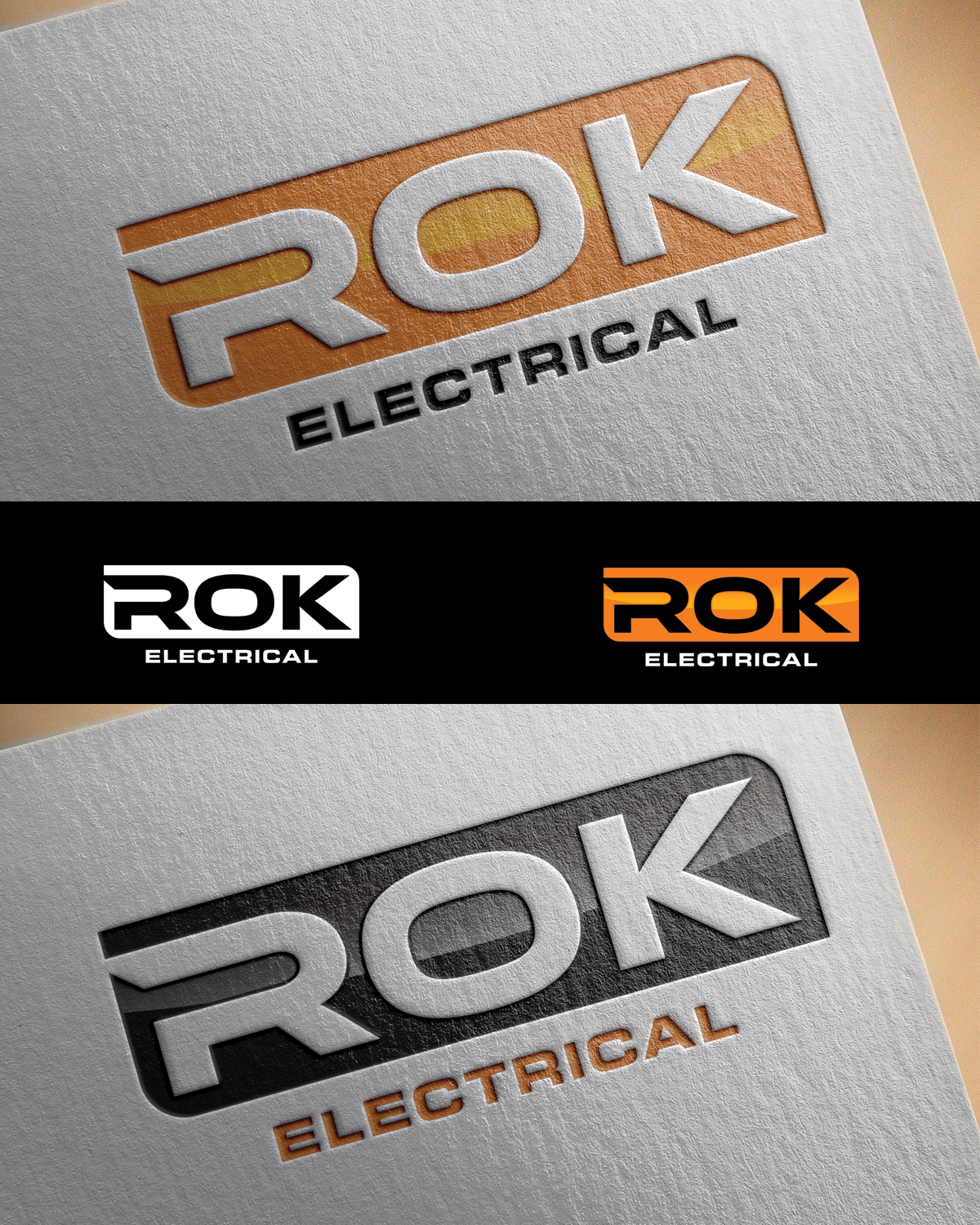 Logo Design by H4R5Z for ROK Electrical | Design #16208681