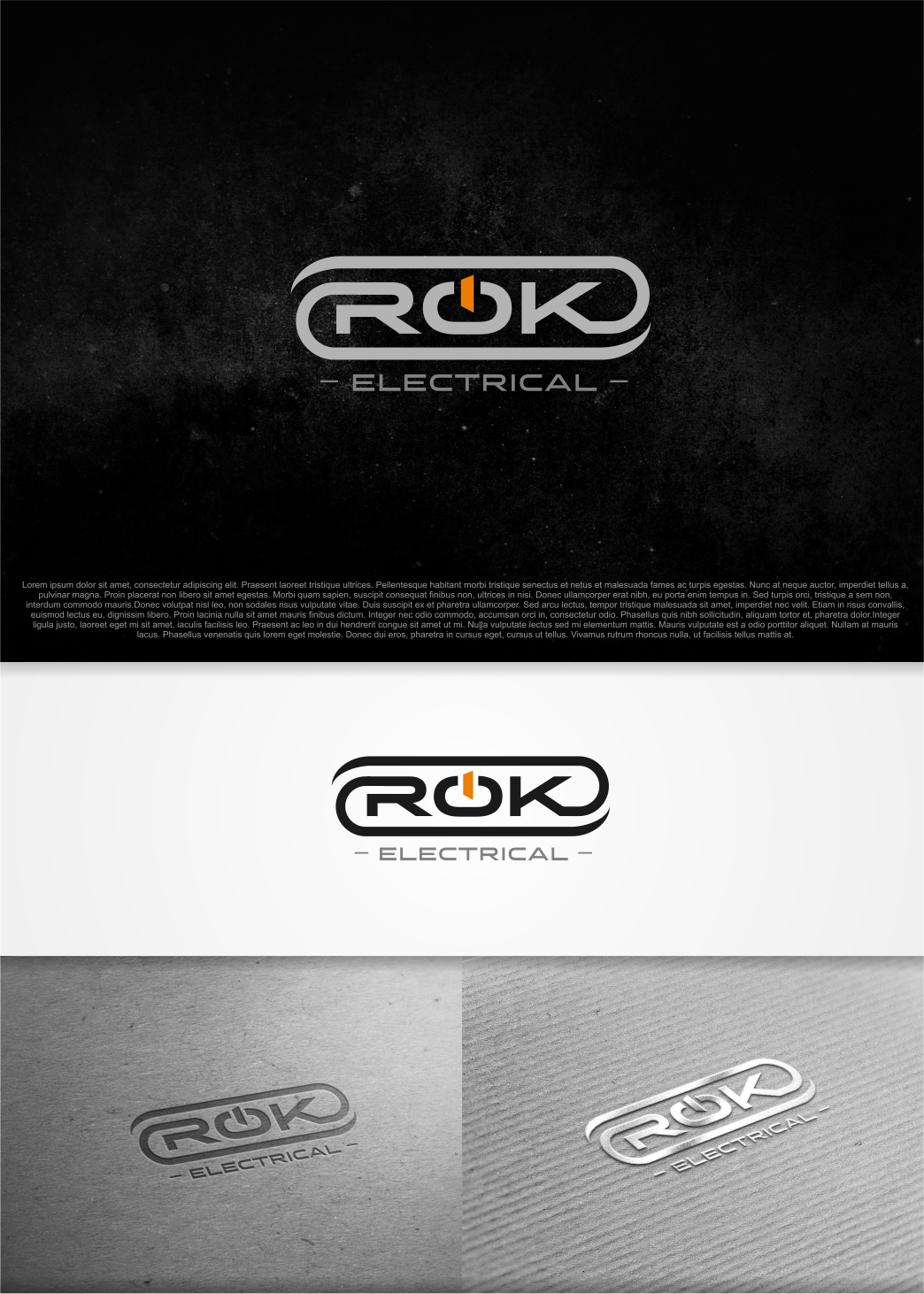 Logo Design by artswolf for ROK Electrical | Design #16234489