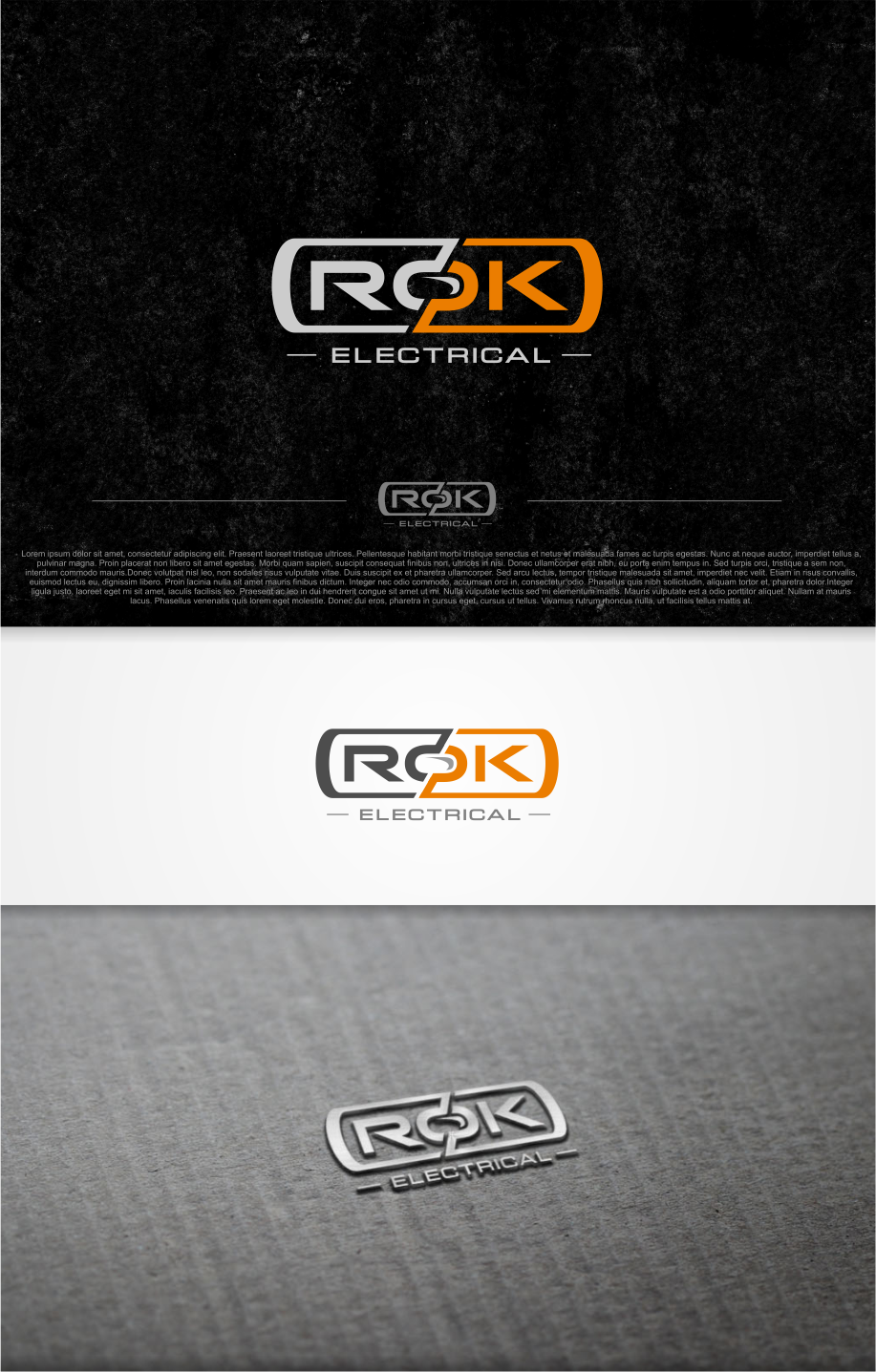 Logo Design by artswolf for ROK Electrical | Design #16234494