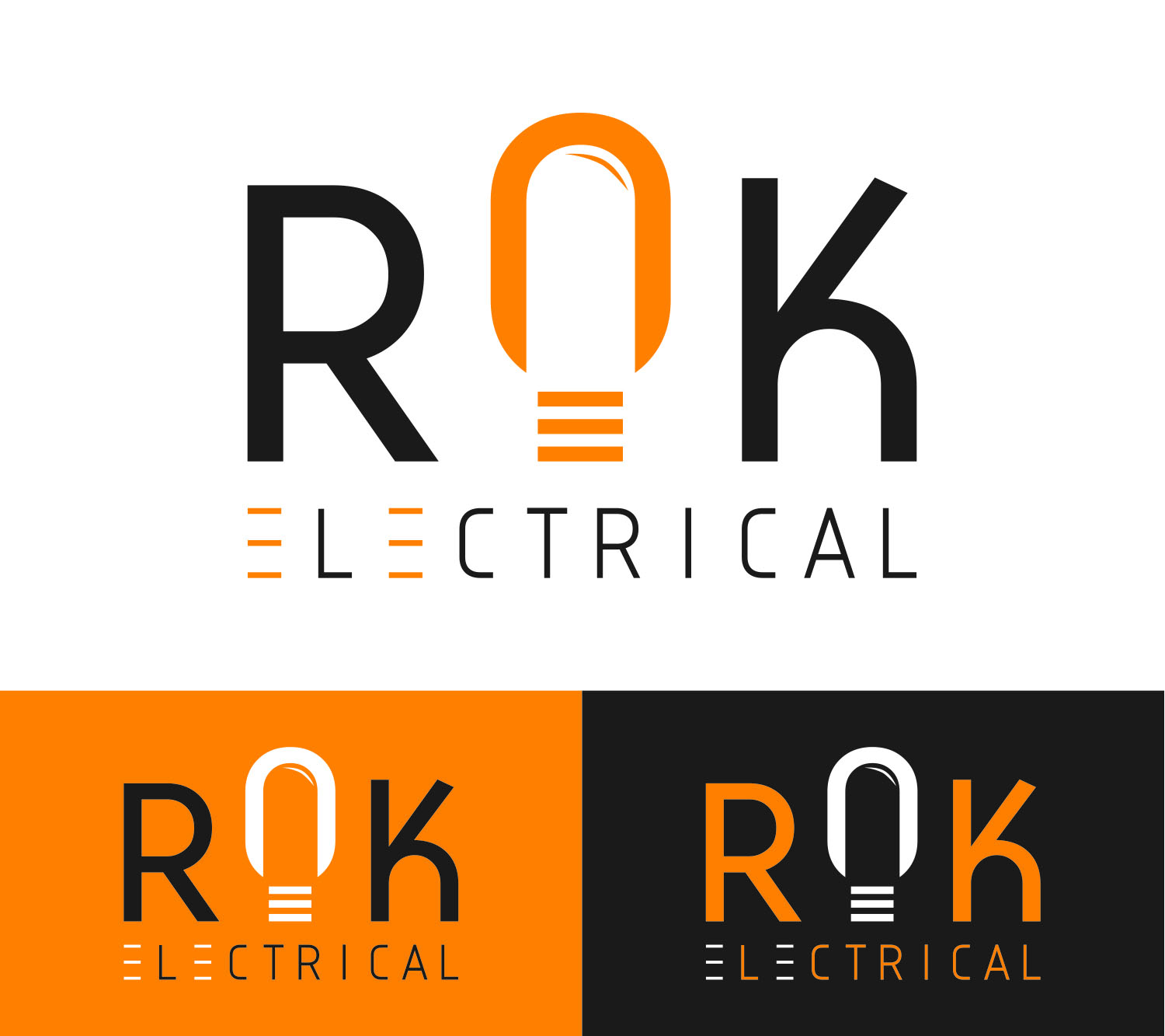Logo Design by NAVENDU SHARMA for ROK Electrical | Design #16208410