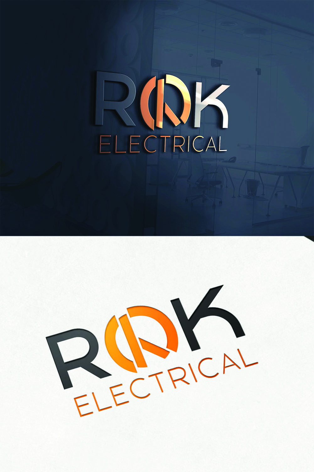 Logo Design by NAVENDU SHARMA for ROK Electrical | Design #16218933