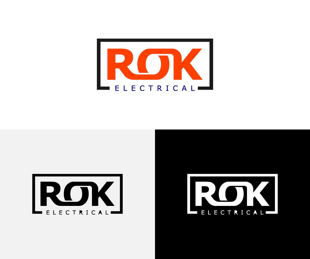 Logo Design by eMARK for ROK Electrical | Design #16228197