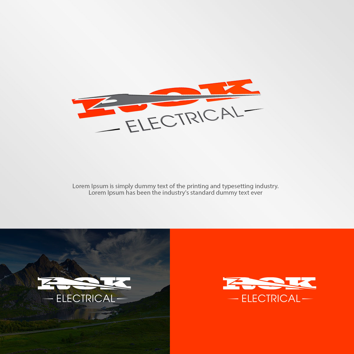 Logo Design by dr ghulam mustafa sahab for ROK Electrical | Design #16194818