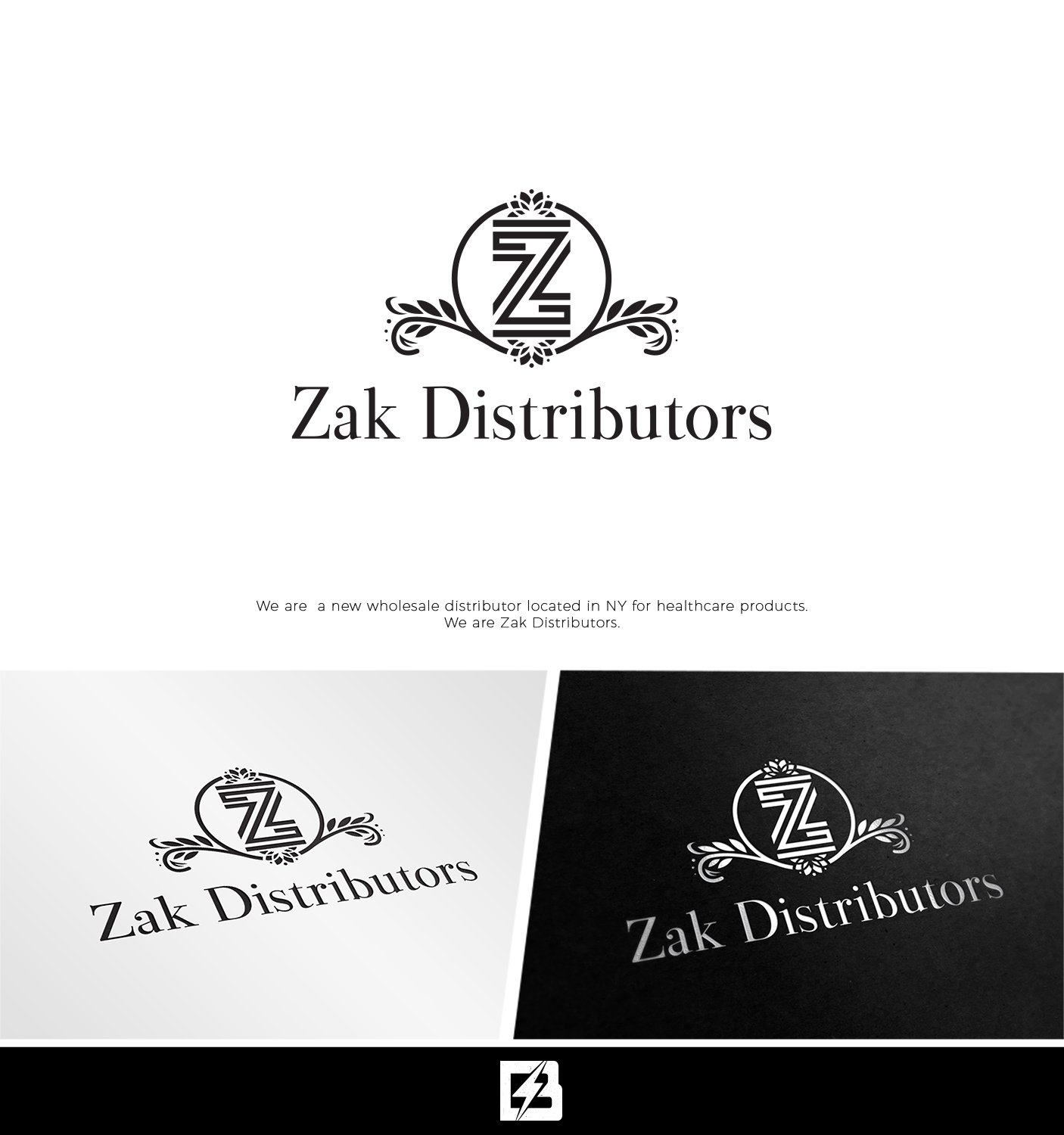 Elegant, Playful, Healthcare Logo Design for Zak Distributors by Barney Stinson Design 16195233
