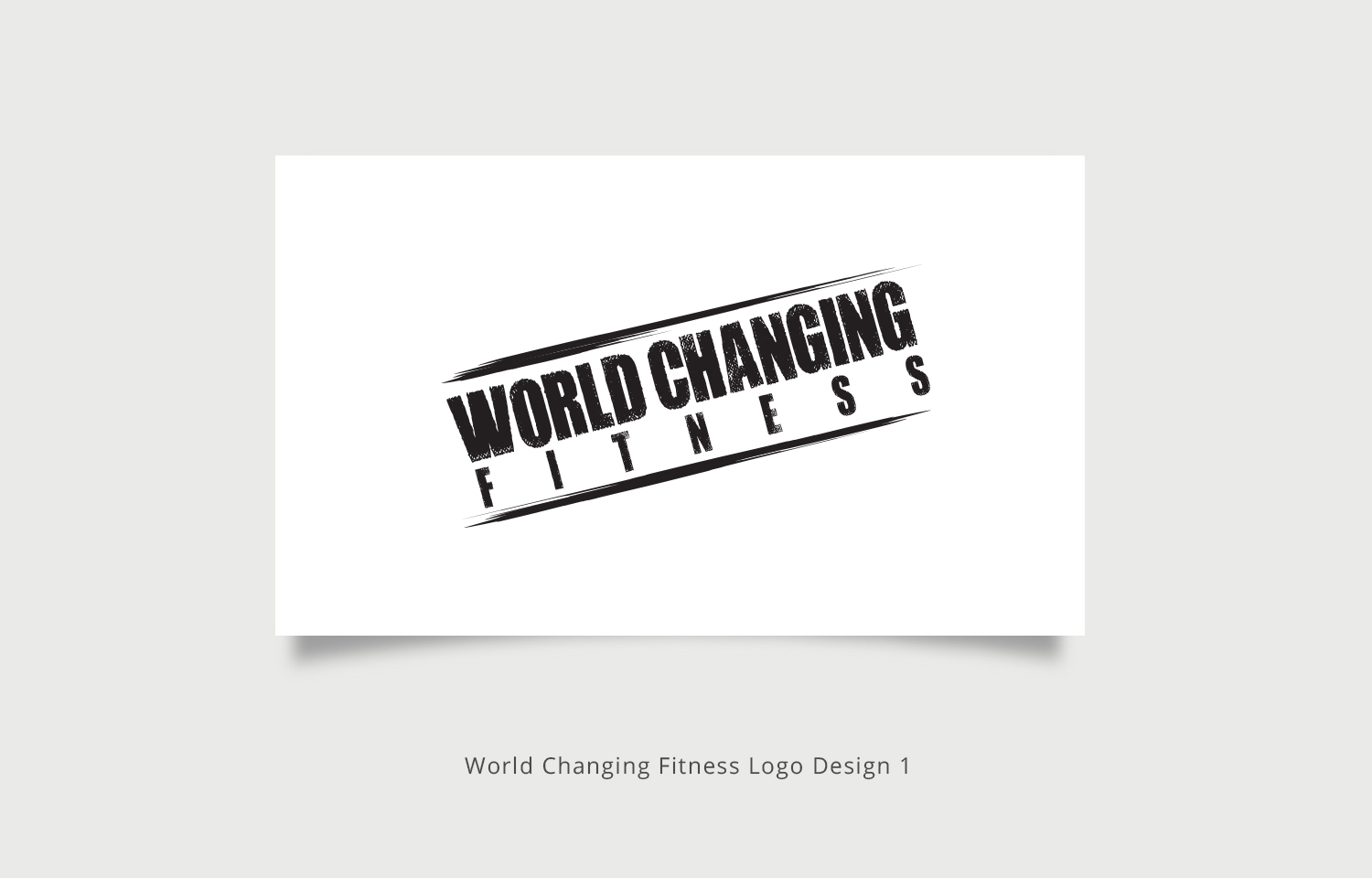 Logo Design by Sketchweb for World Changing Fitness | Design #16173791