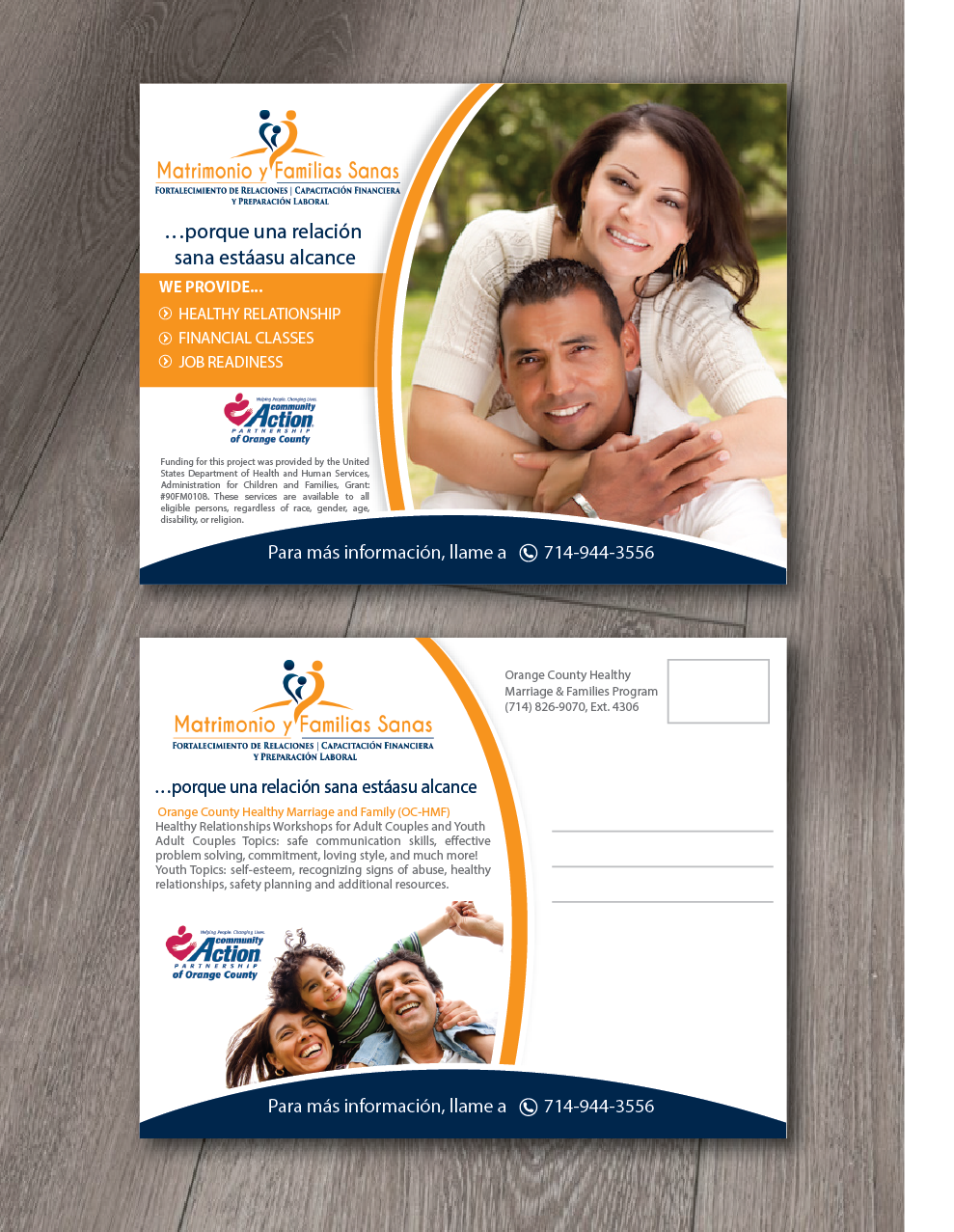 Postcard Design by alex989 for Community Action Partnership of Orange County | Design #16186356