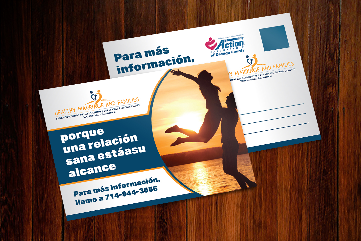 Postcard Design by Deziners Zone for Community Action Partnership of Orange County | Design #16185112