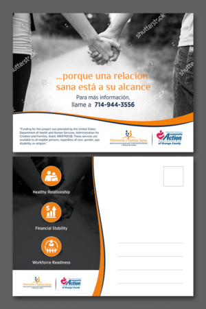Postkarten-Design von D Creative für Community Action Partnership of Orange County | Design: #16186570